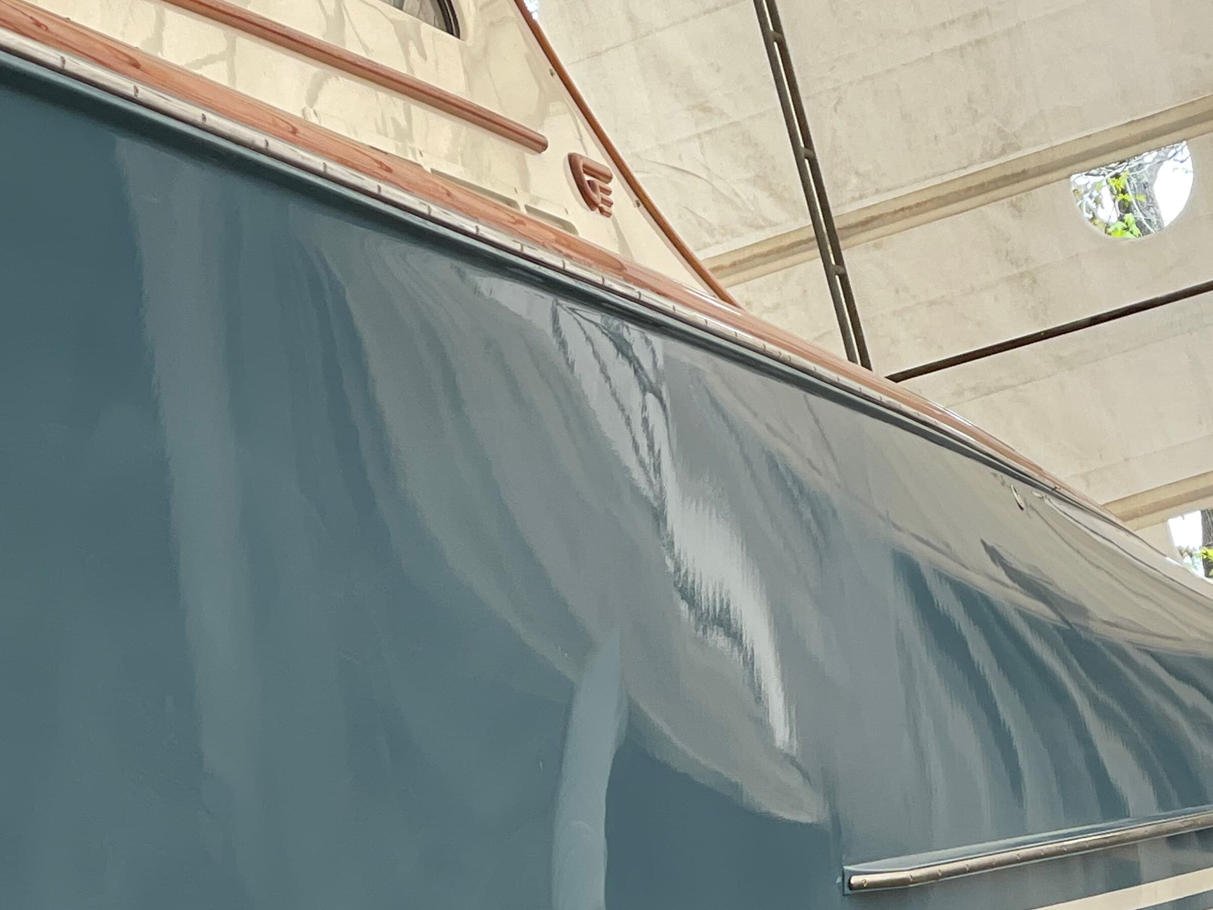 Powerboat · Lyman-Morse · compound and polish